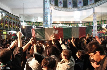 مراسم استقبال از شهدای گمنام در استان اردبیل