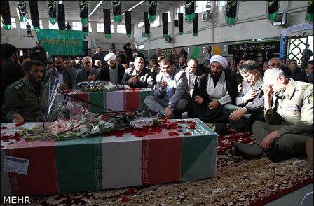 مراسم استقبال از شهدای گمنام در استان اردبیل