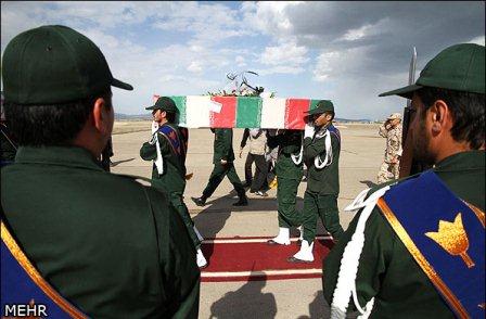 مراسم استقبال از شهدای گمنام در استان اردبیل