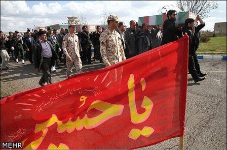 مراسم استقبال از شهدای گمنام در استان اردبیل