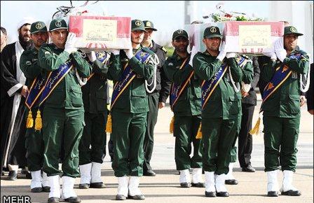 مراسم استقبال از شهدای گمنام در استان اردبیل