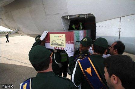 مراسم استقبال از شهدای گمنام در استان اردبیل