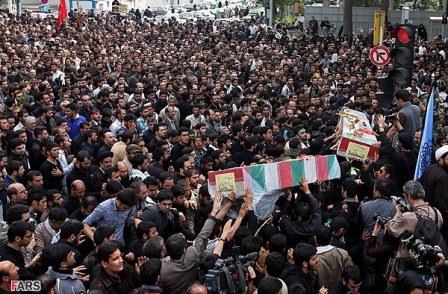 تشییع و خاکسپاری در دانشگاه علوم پزشکی دانشگاه بهشتی