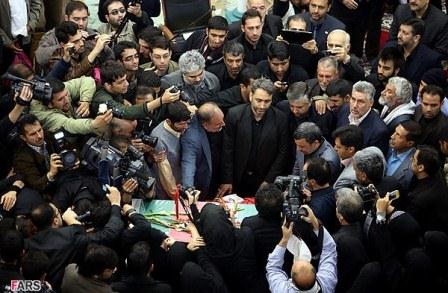 تشییع و خاکسپاری در دانشگاه علوم پزشکی دانشگاه بهشتی