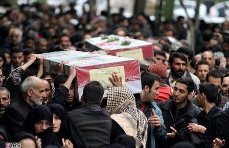 تشییع شهید حاج احمد صداقت و پنج شهید گمنام در اصفهان