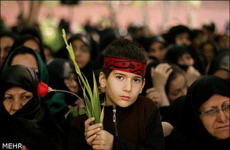 تشییع و خاکسپاری شهدای گمنام در شهرک کیانشهر تهران