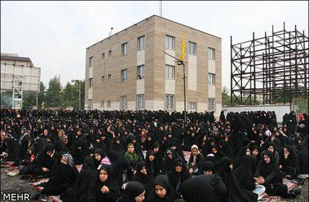 تشییع و خاکسپاری شهدای گمنام در شهرک کیانشهر تهران