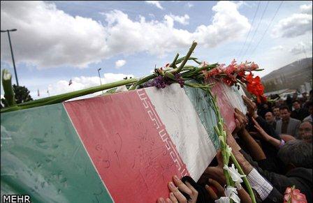 تشییع و خاکسپاری شهدای گمنام در استان اردبیل