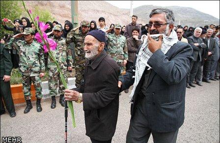 تشییع و خاکسپاری شهدای گمنام در استان اردبیل