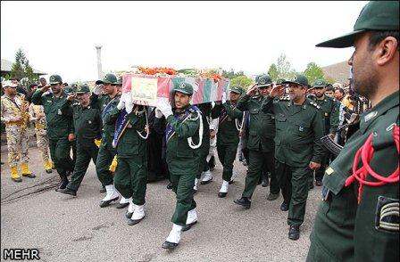 تشییع و خاکسپاری شهدای گمنام در استان اردبیل