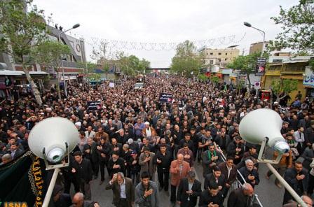 تشییع و خاکسپاری شهدای گمنام در خراسان رضوی