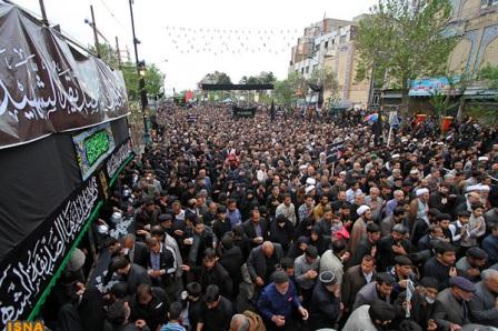 تشییع و خاکسپاری شهدای گمنام در خراسان رضوی