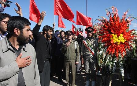 تشییع و خاکسپاری در دانشگاه آزاد زنجان