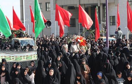 تشییع و خاکسپاری در دانشگاه آزاد زنجان