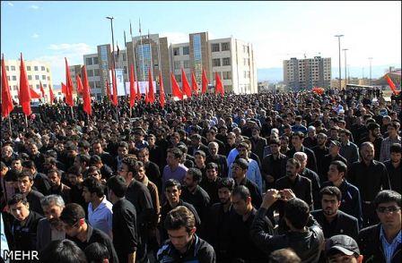 تشییع و خاکسپاری در دانشگاه آزاد زنجان