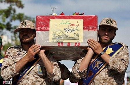 تشییع و خاکسپاری در دانشگاه آزاد قزوین