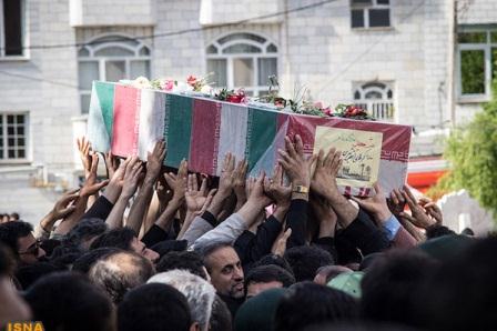 تشییع و خاکسپاری در دانشگاه آزاد قزوین