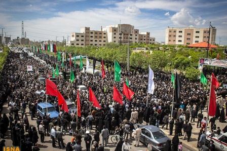 تشییع و خاکسپاری در دانشگاه آزاد قزوین