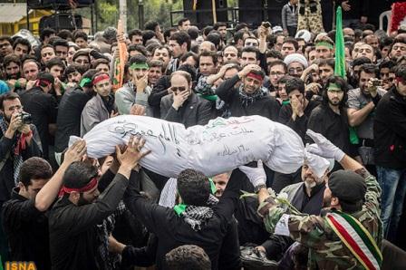 تشییع و خاکسپاری در دانشگاه آزاد قزوین