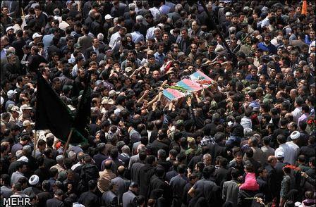 تشییع و خاکسپاری در دانشگاه آزاد قزوین