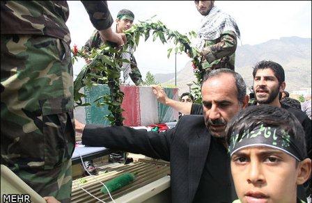 تشییع و خاکسپاری در دانشگاه آزاد خرم آباد