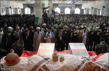 تشییع و خاکسپاری در دانشگاه آزاد خرم آباد