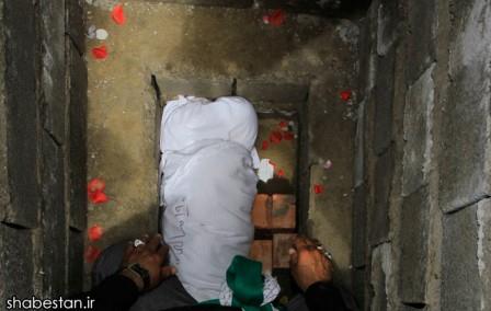 تشییع و خاکسپاری شهدای گمنام در دانشگاه جیرفت