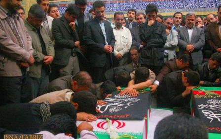 تشییع و خاکسپاری در آذربایجان شرقی