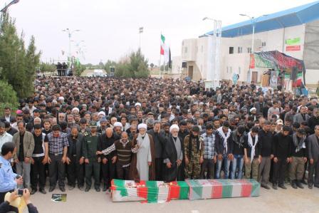 تشییع و خاکسپاری در دانشگاه آزاد گناباد