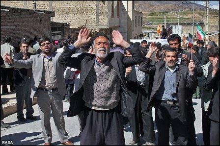 تشییع و خاکسپاری شهدای گمنام در سود جان چهار محال بختیاری