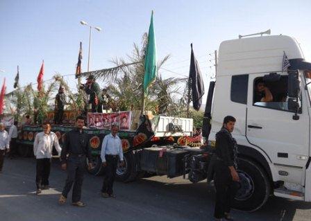 تشییع و خاکسپاری شهدای گمنام درآبدان