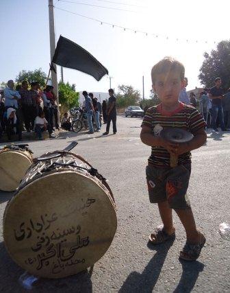 تشییع و خاکسپاری شهدای گمنام درآبدان