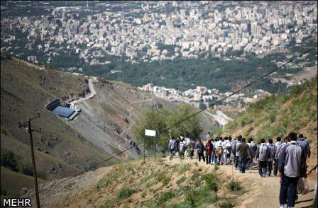 گرامیداشت هشت شهید گمنام تپه نور الشهدا