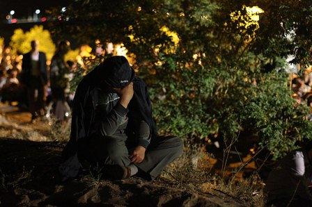 مراسم استقبال از ماه مبارک رمضان در جوار مزار شهدای گمنام تپه نورالشهدا قزوین