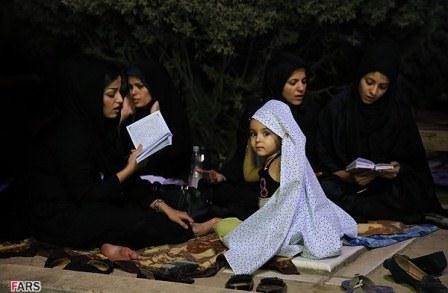 مراسم شب احیا روز نوزدهم ماه مبارک رمضان در قطعه 44بهشت زهرا(س)