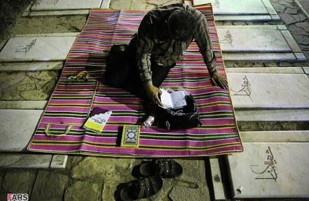 مراسم شب احیا روز نوزدهم ماه مبارک رمضان در قطعه 44بهشت زهرا(س)