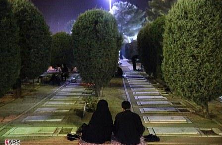 مراسم شب احیا روز نوزدهم ماه مبارک رمضان در قطعه 44بهشت زهرا(س)