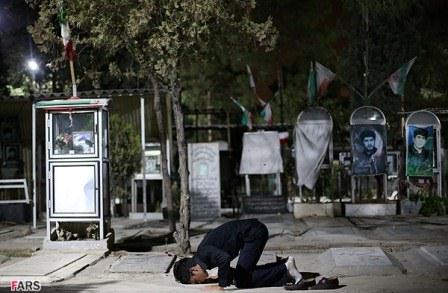 مراسم شب احیا روز نوزدهم ماه مبارک رمضان در قطعه 44بهشت زهرا(س)