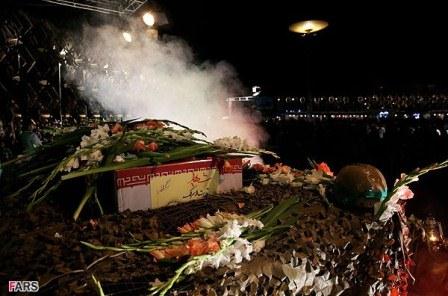 مراسم وداع با شهید سرلک