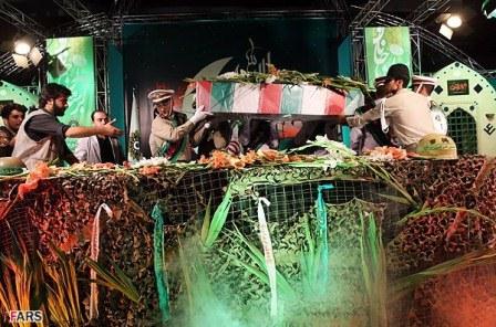 مراسم وداع با شهید سرلک