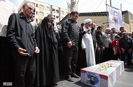 مراسم تشییع پیکر مطهر شهید قدرت الله سرلک