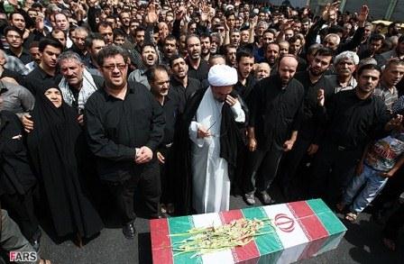 مراسم تشییع پیکر مطهر شهید قدرت الله سرلک