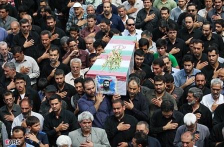 مراسم تشییع پیکر مطهر شهید قدرت الله سرلک