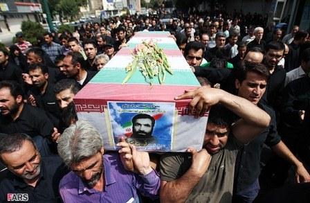 مراسم تشییع پیکر مطهر شهید قدرت الله سرلک