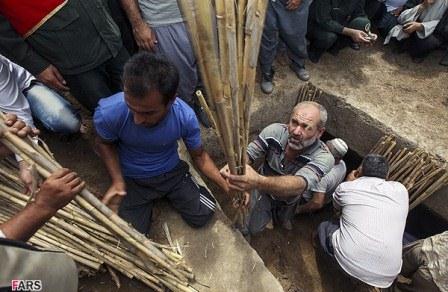 تشییع پیکر پاک شهید یحیی پقه در شهر گرگان