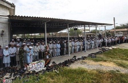 تشییع پیکر پاک شهید یحیی پقه در شهر گرگان