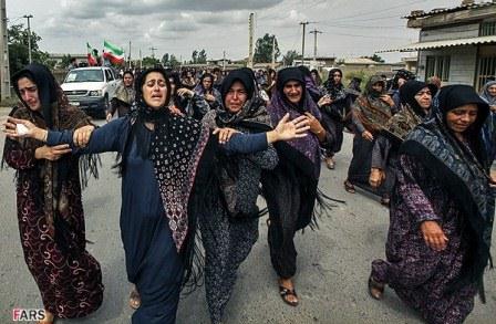 تشییع پیکر پاک شهید یحیی پقه در شهر گرگان