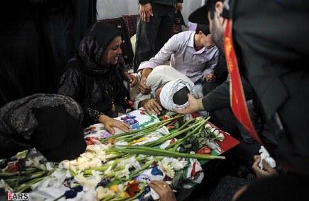 تشییع پیکر پاک شهید یحیی پقه در شهر گرگان