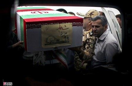 تشییع پیکر پاک شهید یحیی پقه در شهر گرگان