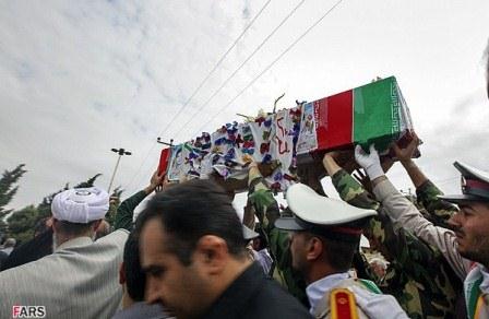 تشییع پیکر پاک شهید یحیی پقه در شهر گرگان